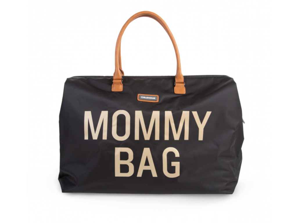 Childhome taška Mommy Bag Black Gold
