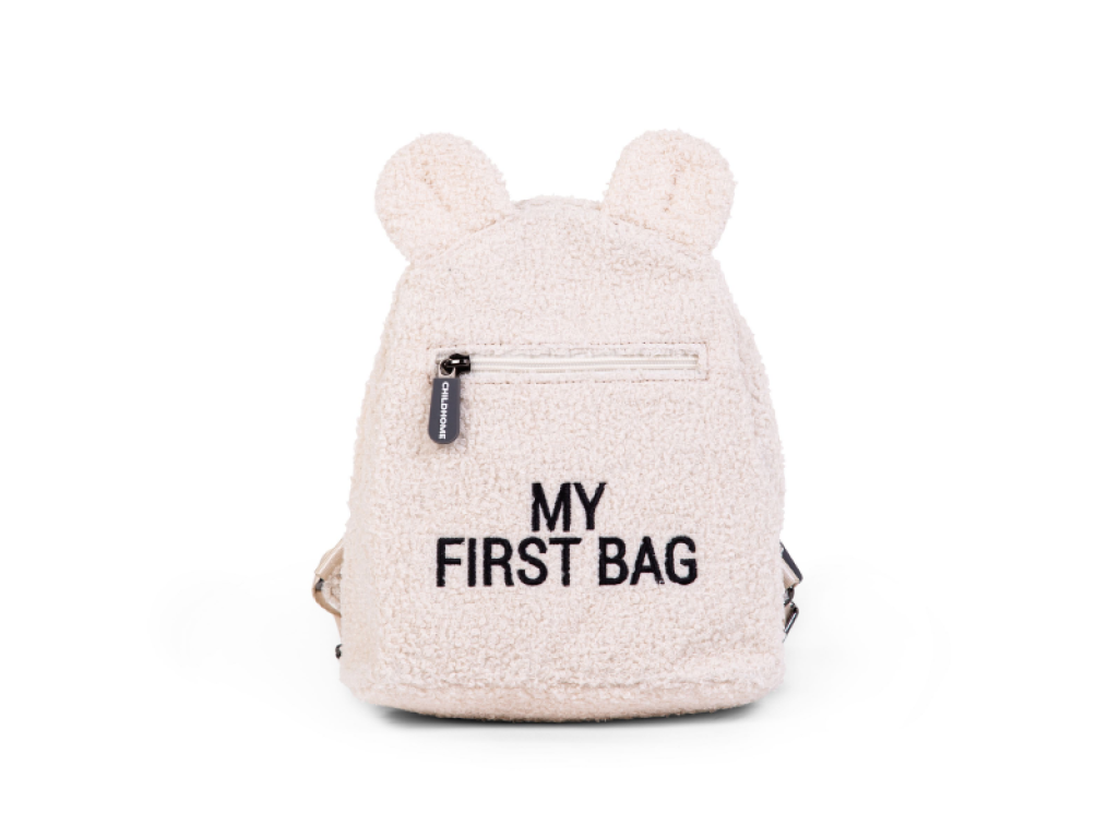 Childhome detský batoh - ruksak My first bag Teddy biely