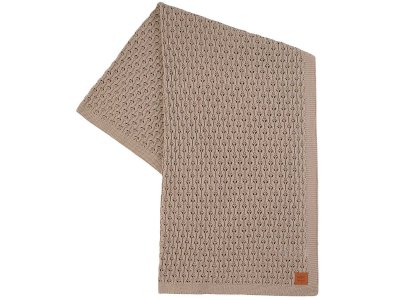 Deka Buddy pletená 100 x 80 cm - taupe - béžová