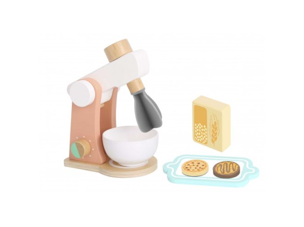 Tooky Toy Drevený mixér s príslušenstvom