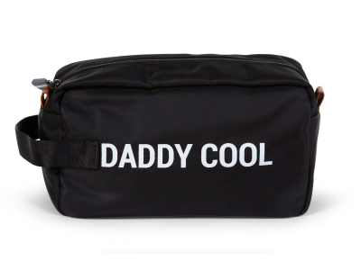 Childhome toaletná taška Daddy Cool black white