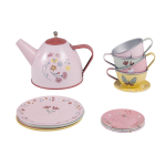 Little Dutch kovový čajový set kvety a motýle