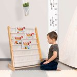 Montessori knižnica - farba prírodná