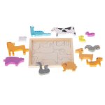 Drevené puzzle - vkladačka tvarov - výber variantov