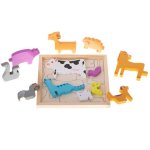 Drevené puzzle - vkladačka tvarov - výber variantov