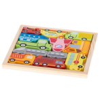 Drevené puzzle - vkladačka tvarov - výber variantov