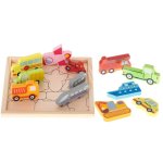 Drevené puzzle - vkladačka tvarov - výber variantov