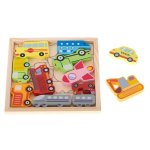 Drevené puzzle - vkladačka tvarov - výber variantov