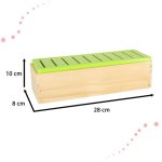 Montessori drevená vkladačka - triediaci box