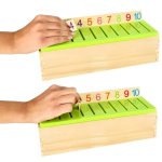Montessori drevená vkladačka - triediaci box