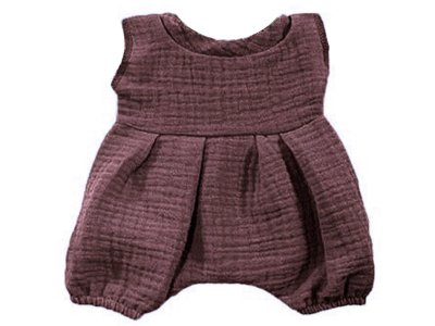 Minikane overal s dvojitej gázoviny - tmavo fialová