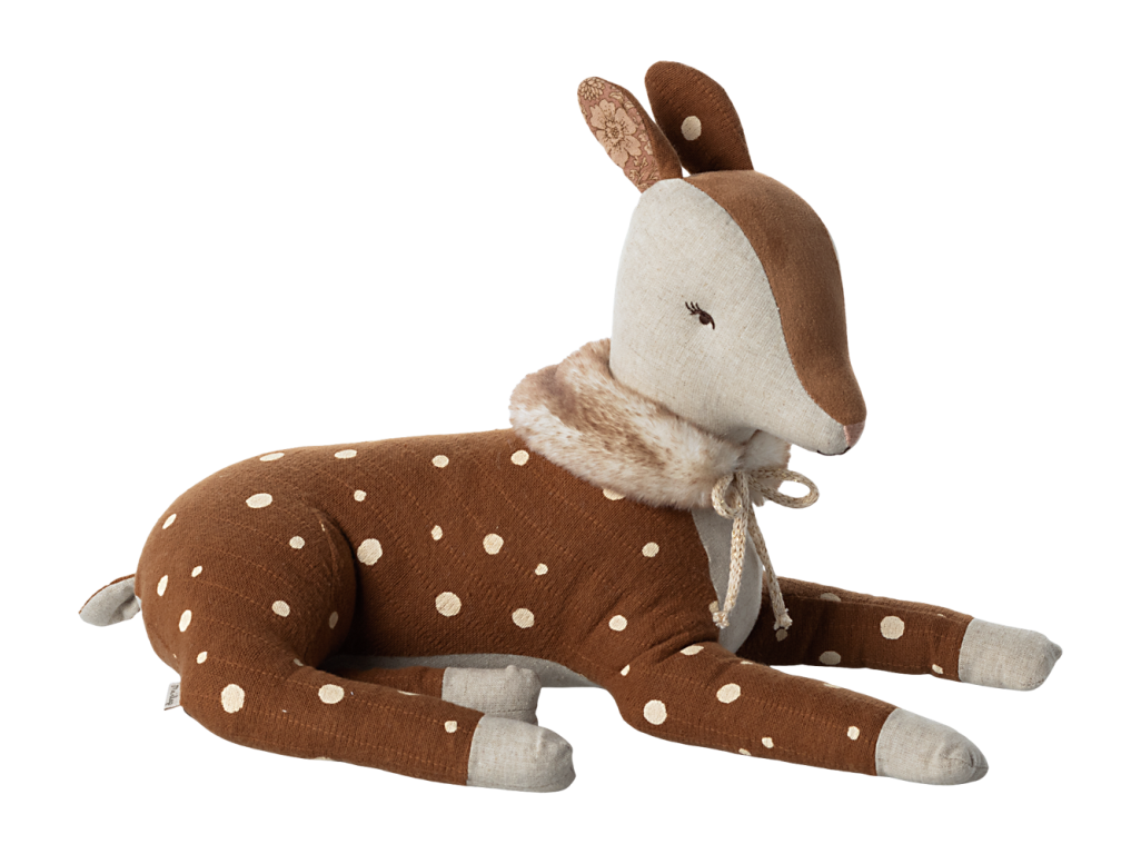 Maileg Bambi srnka - ležiaca off white