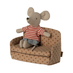 Maileg rozkladací gauč pre myšky - dots