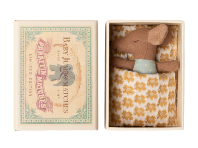 Maileg myška bábätko v krabičke - chlapec - novinka zima 2025