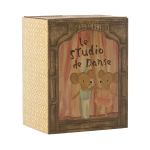 Maileg baletné štúdio s dvomi myškami a postieľkami