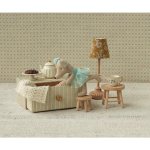 Maileg tanečníčka s postieľkou - mint