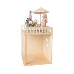 Maileg záhradný stôl, lavica a stolička miniature