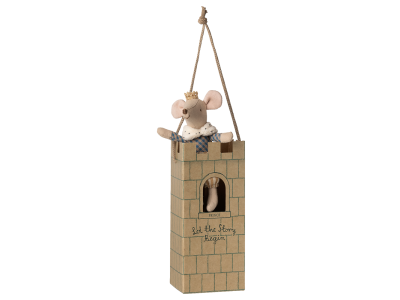 Maileg princ veľký brat v taštičke hrad - novinka zima 2025