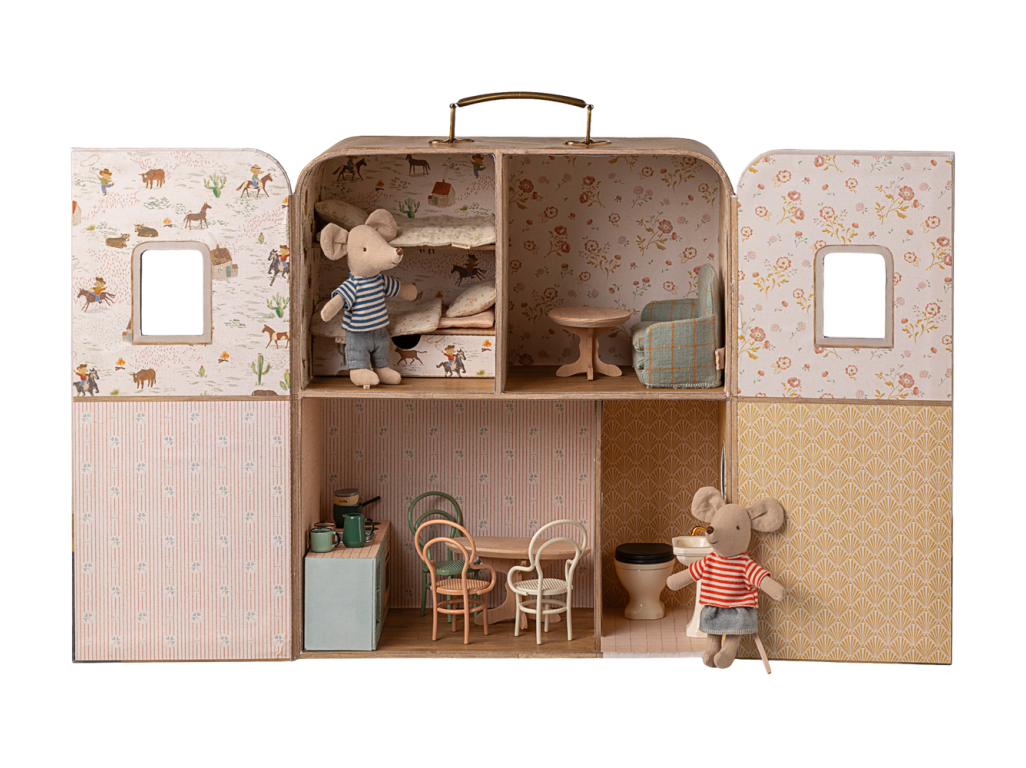 Maileg domček v kufríku pre myšky